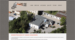 Desktop Screenshot of braeuer-sandstrahlerei.de